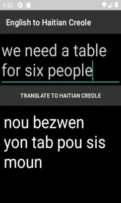 English to Haitian Creole Translator android App screenshot 0