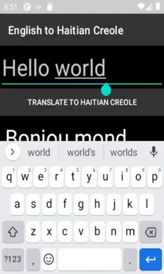 English to Haitian Creole Translator android App screenshot 2